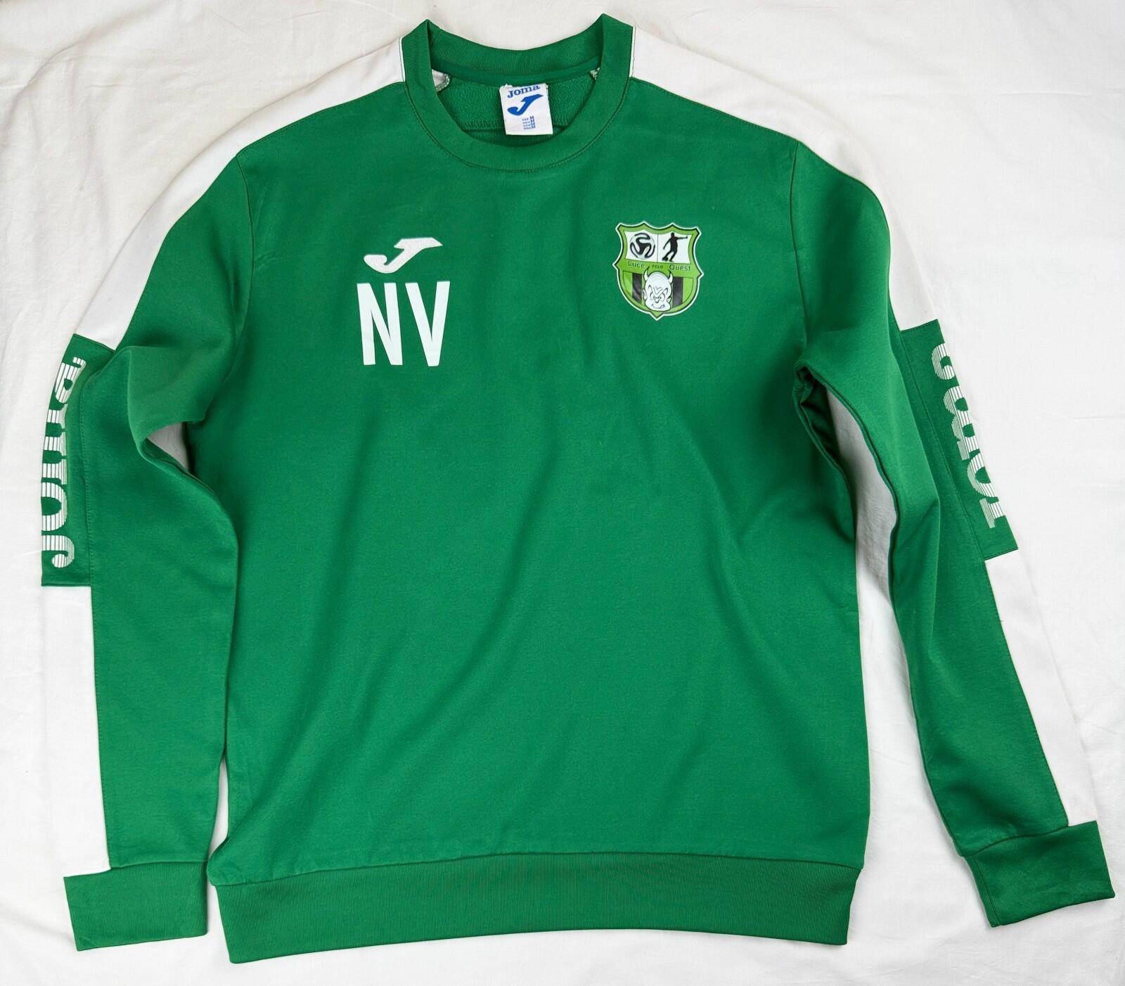 Joma Green and White  Sports Jumper