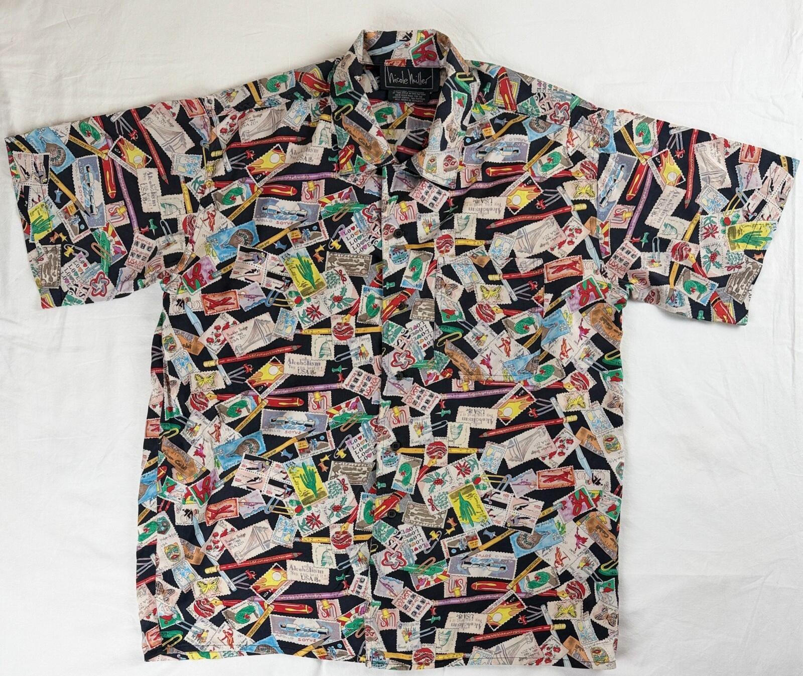 Rare Vintage Nicole Miller Shirt (A33)