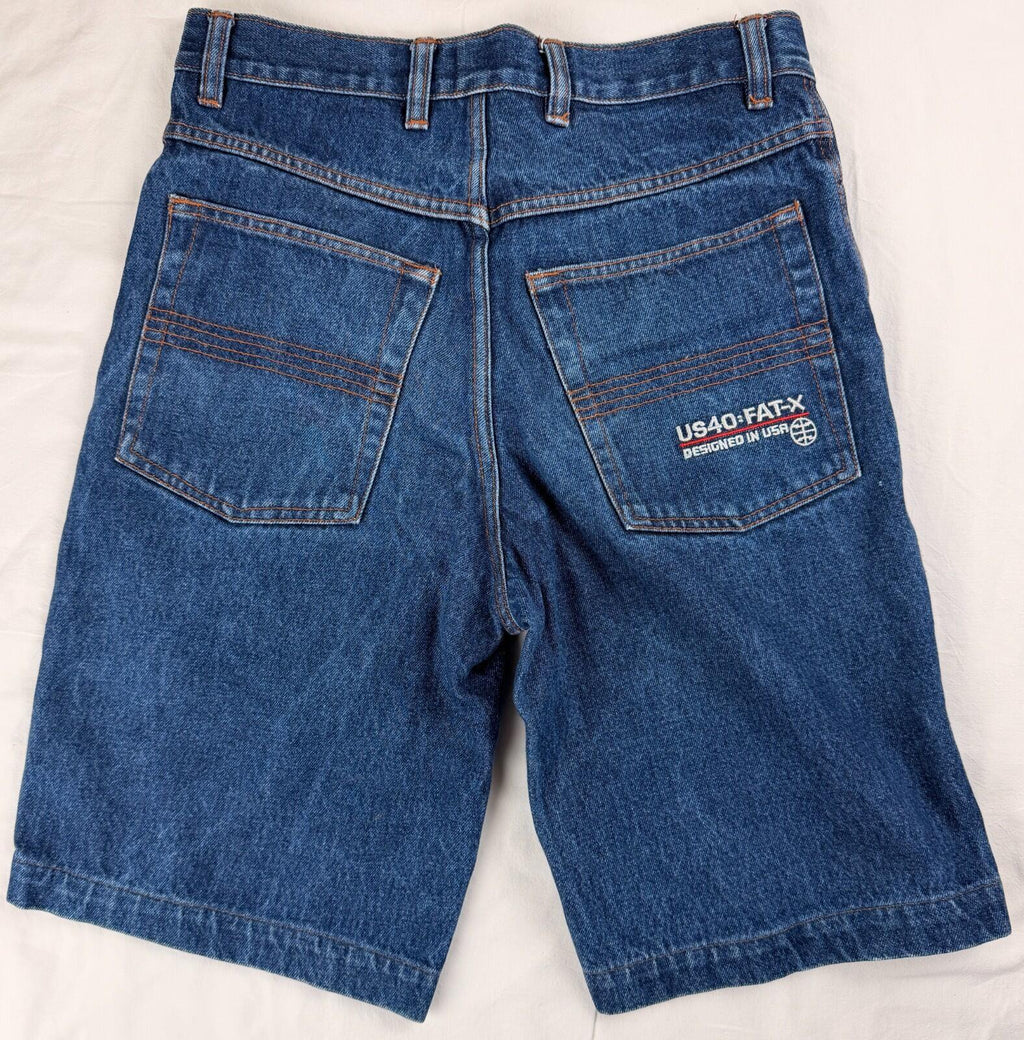 Blue US40:FAT-X Jean Short (A28)