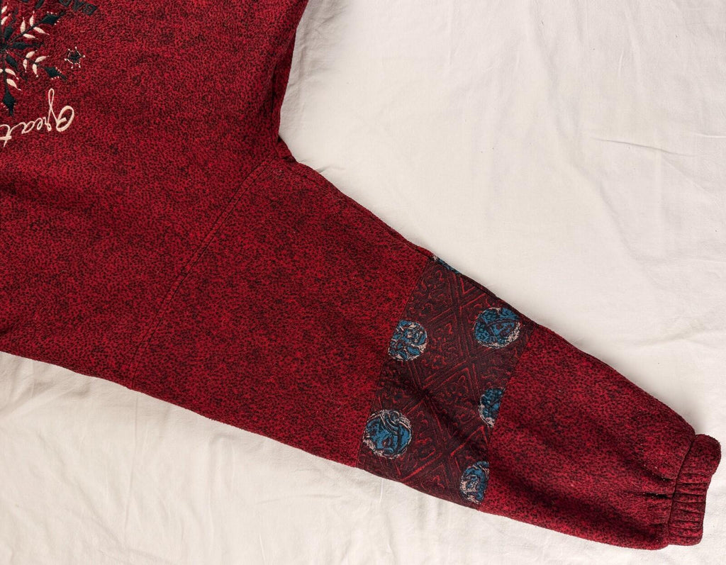 Red Les Baroudeurs Fleece Jumper (A27)